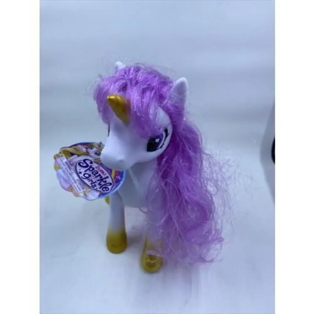 Zuru Sparkle Girlz Unicorns White Blue Pink Brand New!